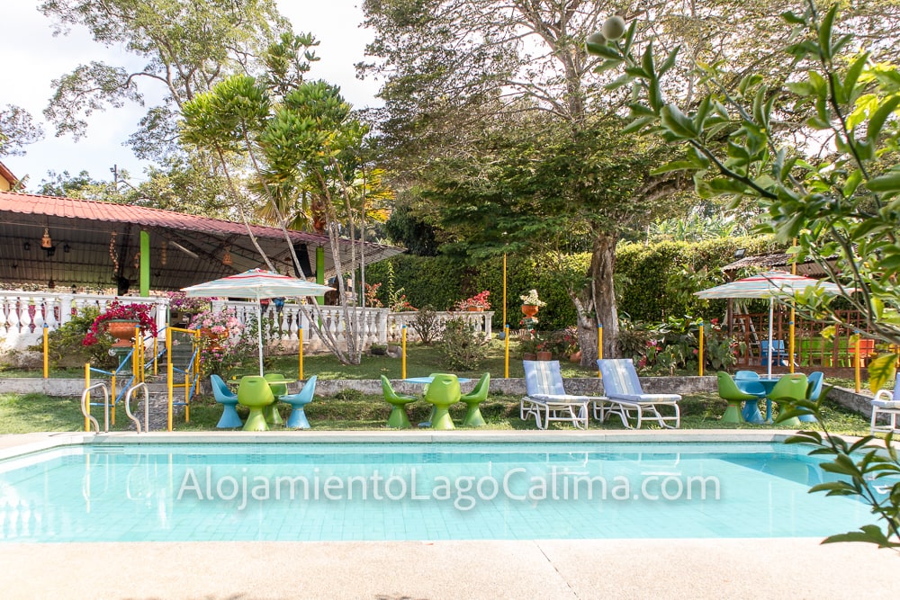 piscina, Casa campestre 0048 en el Lago Calima